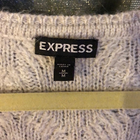 Express light grey boxy sweater M - Picture 2 of 3